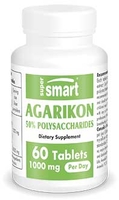 Funghi agarikon - Elisir di lunga vita - Sistema immunitario - 60 compresse - Supersmart