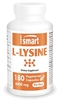 L-Lysina 6000 mg al giorno - Forma naturale - Aminoacido essenziale - Stress - 180 caps. vegetariane - Supersmart
