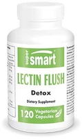 Lectin Flush - Contro le intolleranze alimentari e i disturbi digestivi - 120 caps. vegetariane - Supersmart
