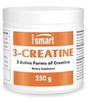 Polvere 3-Creatine - 3 forme di creatina - Migliora le prestazioni fisiche - 250 g - Supersmart