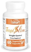 TropiSlim - Integratore alimentare per il dimagrimento naturale - 60 caps. veg. - senza OGM - Supersmart