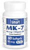 Vitamina K2 - Aumenta fino a 8 volte il livello di vitamina K - Coagulazione del sangue - 60 caps. - Supersmart
