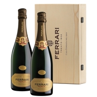 Ferrari - Trento Doc Perlé 2017 Ferrari Cassetta Di Legno