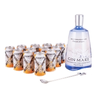 Gin Mare - Home Bar Kit Mediterranean Gin Colleción De Autor Gin Mare 0.7l