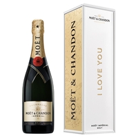Moët & Chandon - Champagne Brut “moët Impérial I Love You Moët E Chandon Gift Box