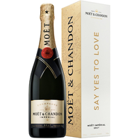 Moët & Chandon - Champagne Brut “moët Impérial Love Cardboard Moët E Chandon Gift Box