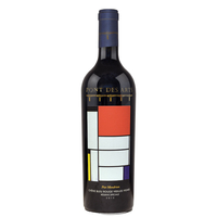 Pont des Arts - Rouge Vieilles Vignes Réserve Spéciale Chêne Bleu Piet Mondrian 2015
