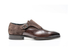 Augusto - Mocassino con Fibbia Vitello Crust Kudu Marrone