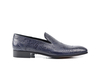 Casanova - Mocassino Uomo Pelle Stampa Damasco Blu