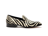 Casanova - Mocassino Uomo Pelle Stampa Zebra