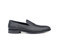 Casanova - Mocassino Uomo Pelle Stampata Victory Glass Nera