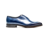 Cesare - Francesina Liscia Calf Crust Blu Scuro
