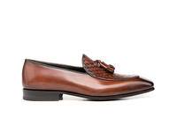 Claudio - Mocassino con Nappina Calf Crust Marrone