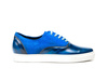 Danilo - Sneakers oxford scamosciato blu royal abrasivato blu