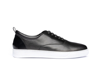 Danilo - Sneakers oxford scamosciato vitello nero