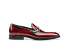 Gianni - Mocassino Uomo Morsetto Pelle Abrasivato Rosso