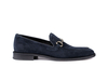 Gianni - Mocassino Uomo Morsetto Pelle scamosciata blu scuro