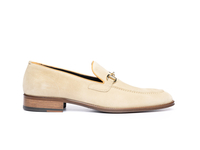 Gianni - Mocassino Uomo Morsetto Pelle Scamosciata Sabbia