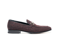 Gianni - Mocassino Uomo Morsetto Pelle Stardust Rosso