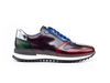 Italo - Running bassa abrasivato multicolore lucido laminato argento