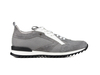 Mercurio - Running bassa pelle scamosciata grigia