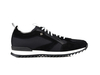 Mercurio - Running bassa pelle scamosciata nera