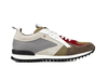 Mercurio - Running bassa scamosciata multicolore marrone