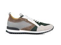 Mercurio - Running bassa scamosciata multicolore sabbia