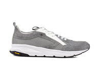 Mercurio - Running scamosciata grigia e suola Vibram