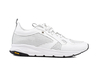 Mercurio - Running scamosciato perforato bianco e suola Vibram