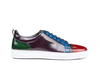 Pietro - Sneakers bassa pelle multicolore abrasivata