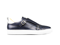 Raffaello - Sneakers doppia fibbia deco blu