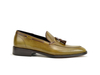 Romeo - Mocassino con nappine decolorato oliva