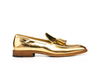 Romeo - Mocassino Uomo Pelle Lucida Oro Nappina