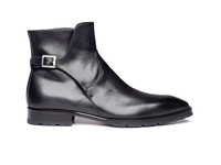 Tito - Stivale con Fibbia Calf Grigio Scuro