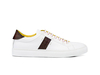 Tiziano - Sneakers bassa vitello bianco deco testa di moro