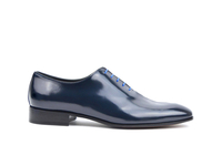 verdi - Francesina Uomo Pelle Lucido Navy