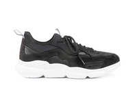 Vulcano - Sneakers a calzino vitello scamosciato nero