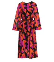 ABITO CARTWHEEL NERO ARANCIO VIOLA ESSENTIEL ANTWERP