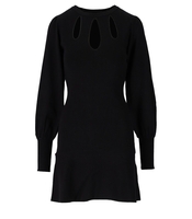 ABITO IN MAGLIA CUT-OUT NERO TWINSET
