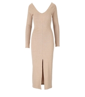 ABITO IN MAGLIA ICONA BEIGE MÉLANGE WEILI ZHENG