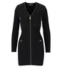 ABITO IN MAGLIA NERO CON BORCHIE ELISABETTA FRANCHI