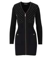ABITO IN MAGLIA NERO CON BORCHIE ELISABETTA FRANCHI