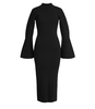 ABITO MIDI CUIVRE NERO ESSENTIEL ANTWERP