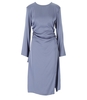 ABITO MIDI SATIN PERVINCA WEILI ZHENG