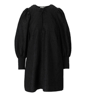 ABITO MINI JACQUARD NERO GANNI