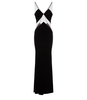 ABITO RED CARPET VELLUTO NERO ELISABETTA FRANCHI