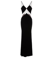 ABITO RED CARPET VELLUTO NERO ELISABETTA FRANCHI
