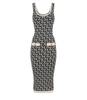 ABITO TUBINO IN MAGLIA NERO BURRO ELISABETTA FRANCHI