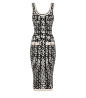 ABITO TUBINO IN MAGLIA NERO BURRO ELISABETTA FRANCHI